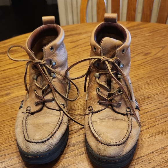 Justin Chukka Lace Up Womens Boots Size 10M - Picture 1 of 13